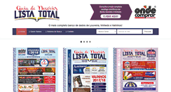 Desktop Screenshot of listatotal.com.br